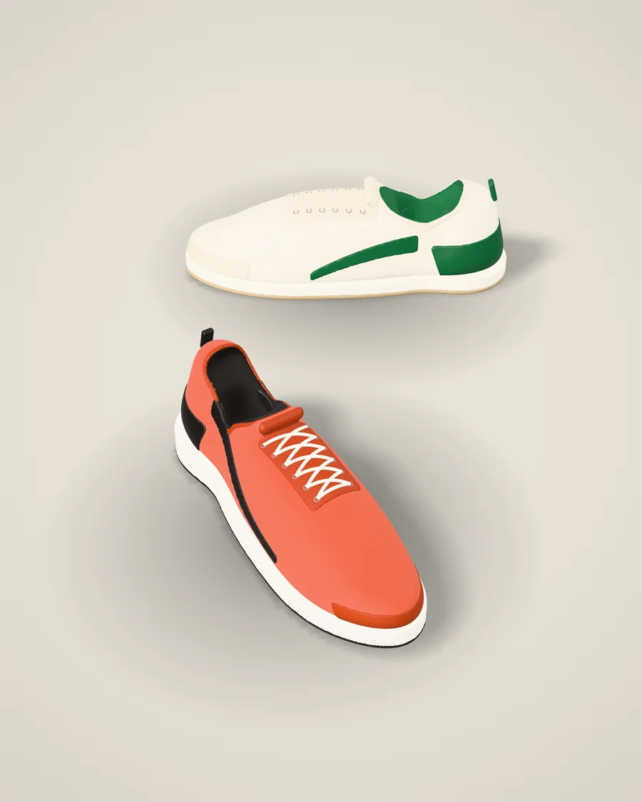 A selection of footwear