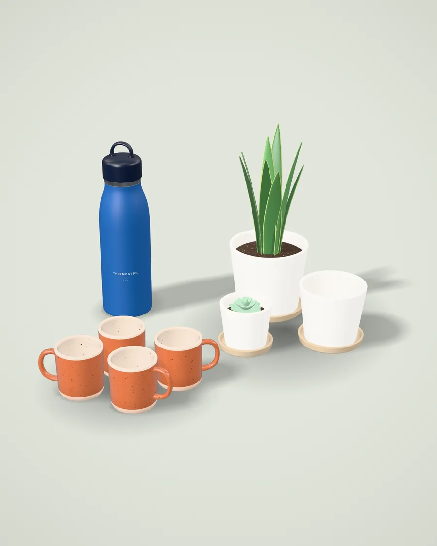 A selection of home and kitchen products