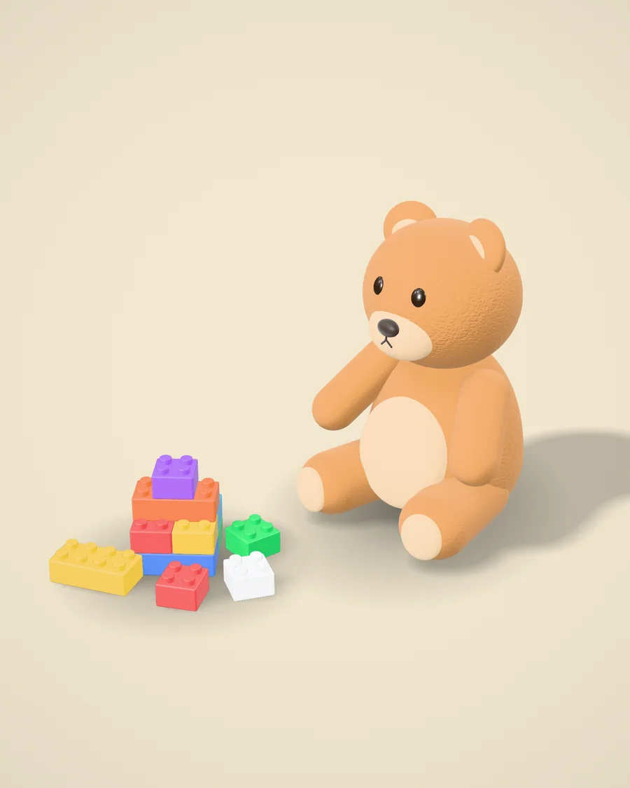 A selection of toys